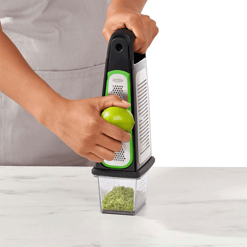 Good Grips Box Grater With Removable Zester, Black