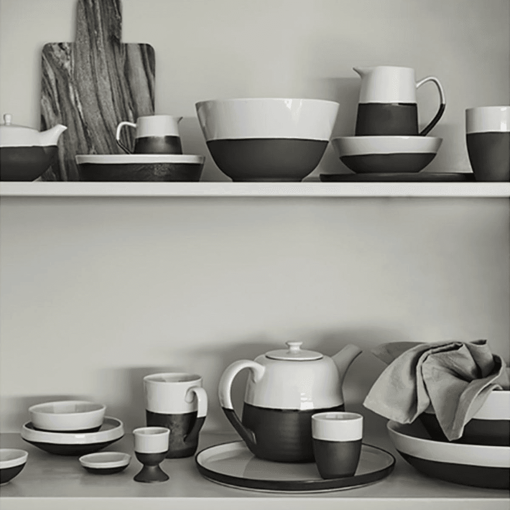 Esrum Egg Cup, Grey, Ivory/Grey Col. Will Vary