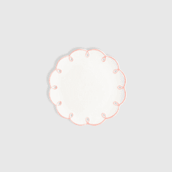 Image showing the Squiggle Set of 4 Starter Plates, D19cm, Pink product.