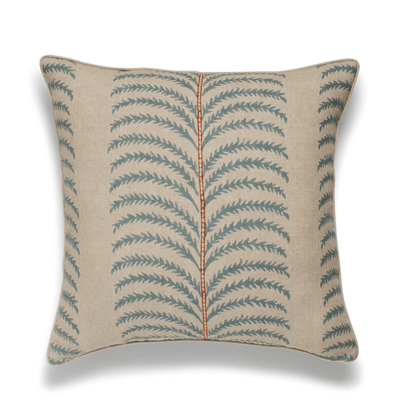 Areca Cushion Cover, 56 x 56cm, Seafoam