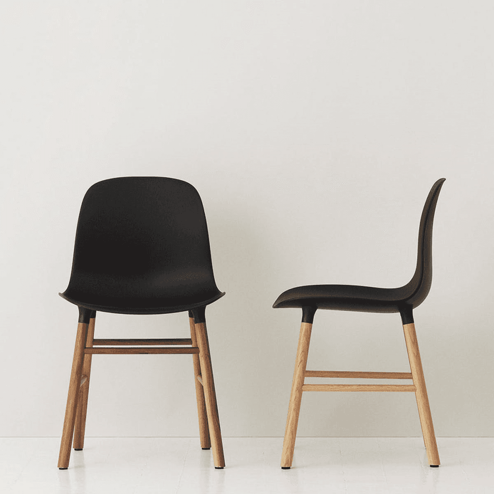 Form Dining chair, L48 x H80 x D52cm, Blue