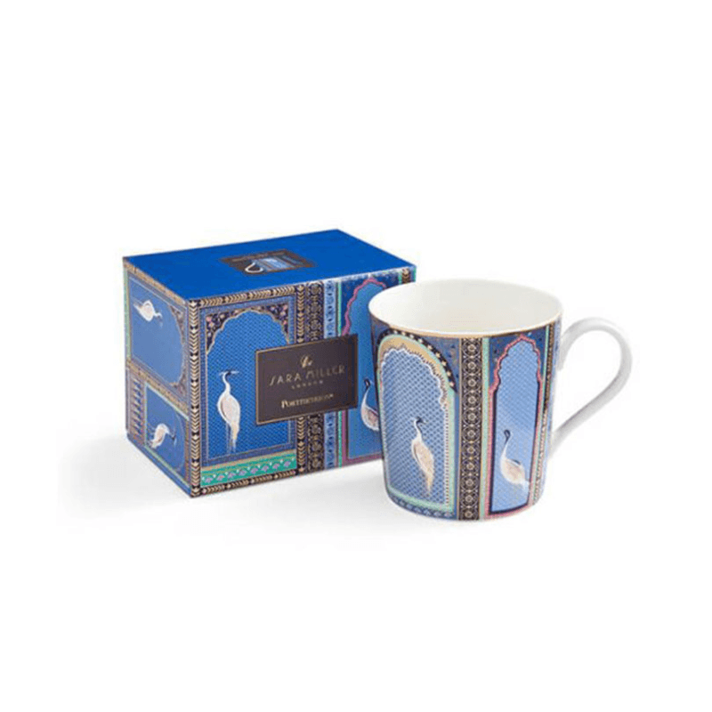 India Mug, 340ml, Indigo