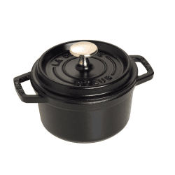 Image showing the Round cocotte, 14cm, Black product.