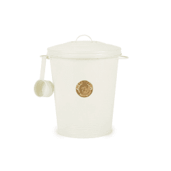 Image showing the Cantina Pet Food Canister & Scoop, 7L, Cream product.