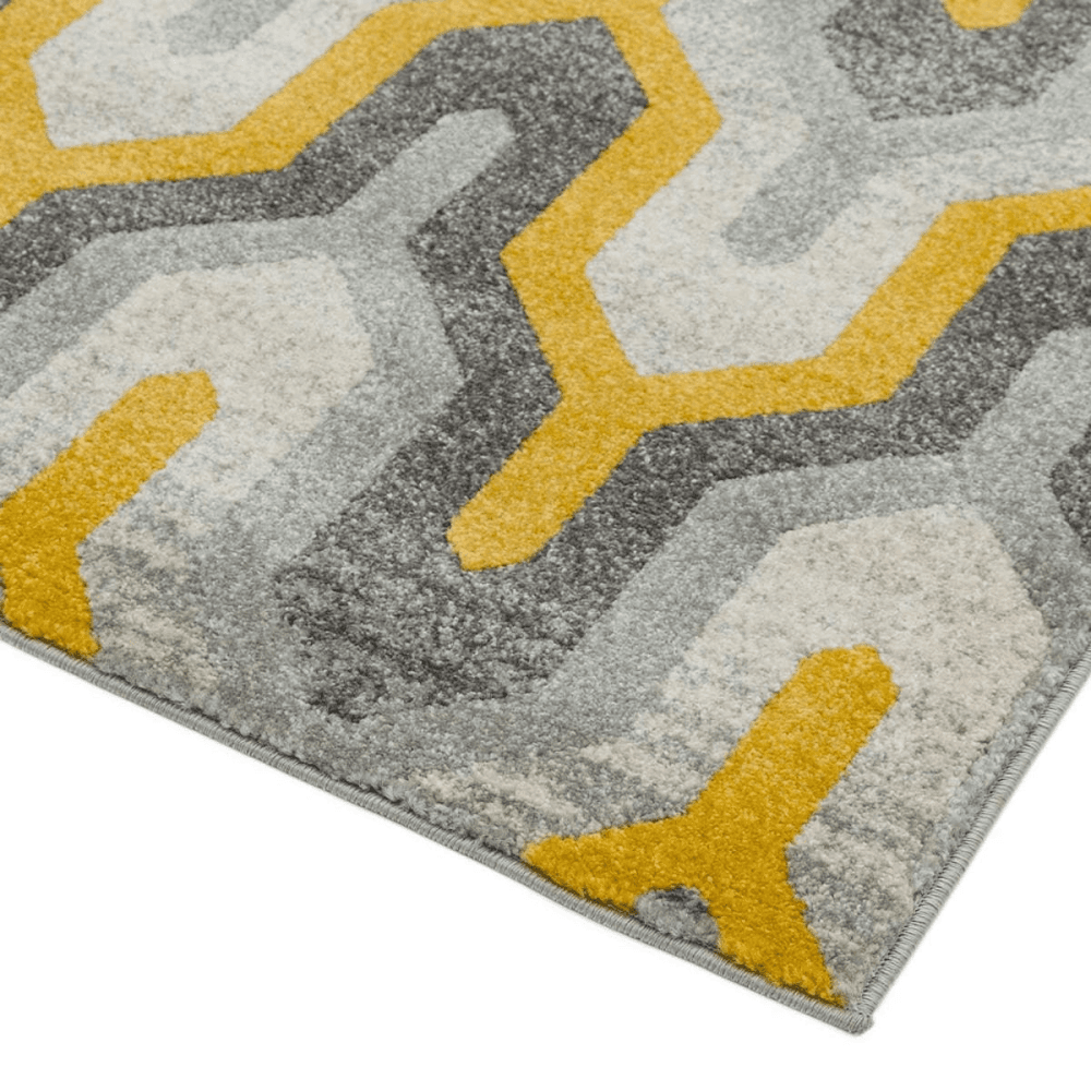 Nova, Rug, Yellow, L160 x W230cm, Yellow