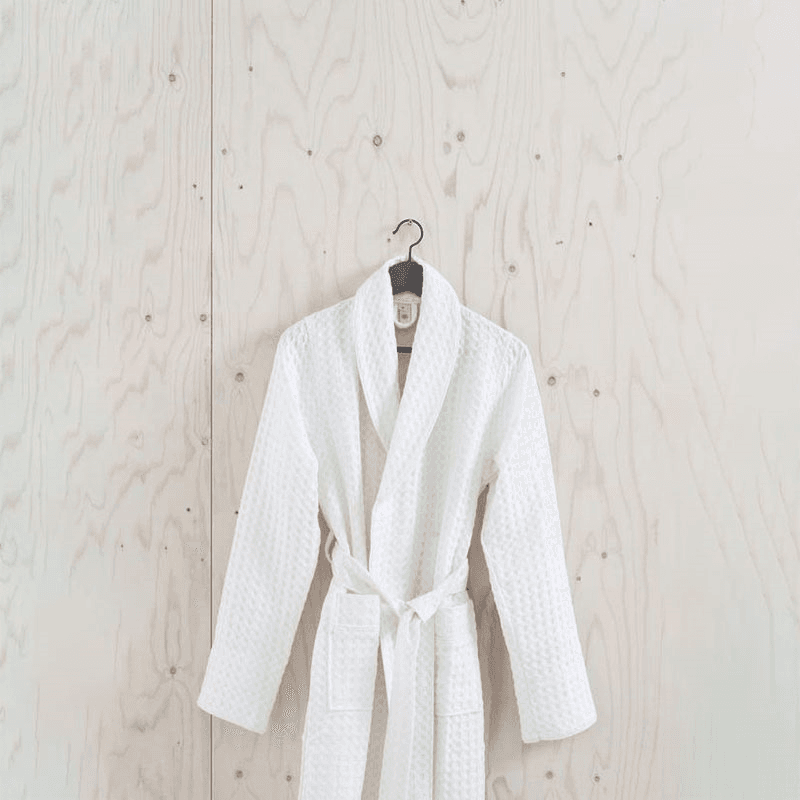 Viggo Bath gown, medium, White