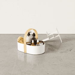 Image showing the Bellwood Caddy, White & Natural product.