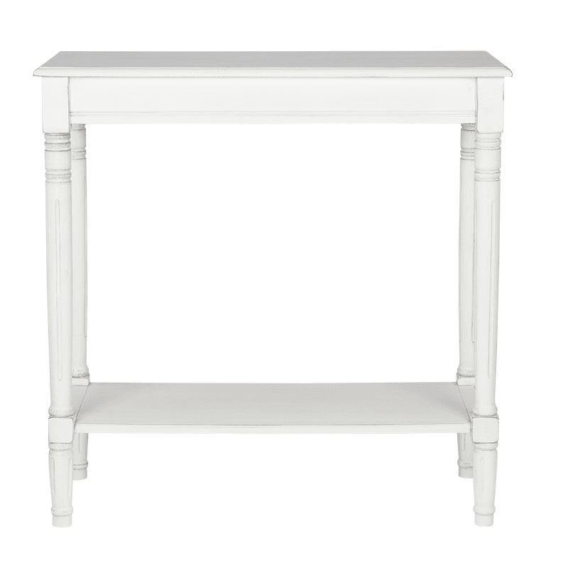 Heritage Rectangular Console Table, Elizabeth White