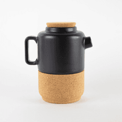 Image showing the Eco Tea Set for Two, Matt Black product.