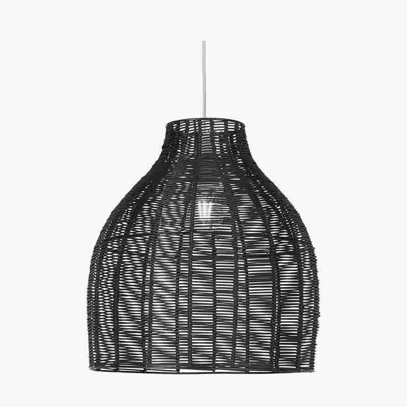 Caswell Coche Pendant, D35.5cm, Black