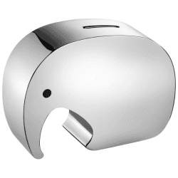 Image showing the Elephant Moneybox, Silver product.