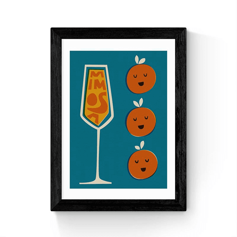 Fox and Velvet Mimoso Print, 48 x 35.5cm, Multi