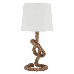 Image showing the Knotted Rope and Jute Table Lamp product.