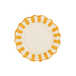 Image showing the Scalloped Breakfast Plate, D22cm, Yellow product.