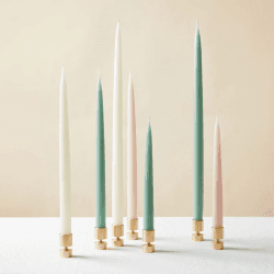 Image showing the Brass Candle Holder, H4.5cm, Satin Solid Brass product.