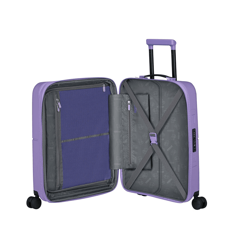 Dashpop Cabin Suitcase, H55 x L40 x W20/23cm, Violet Purple