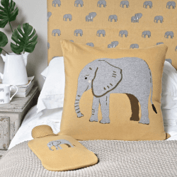 Image showing the ZSL Elephant Cushion, L50 x W50cm, Multi product.