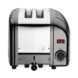 Image showing the Classic Vario 2 slot toaster, metallic charcoal product.