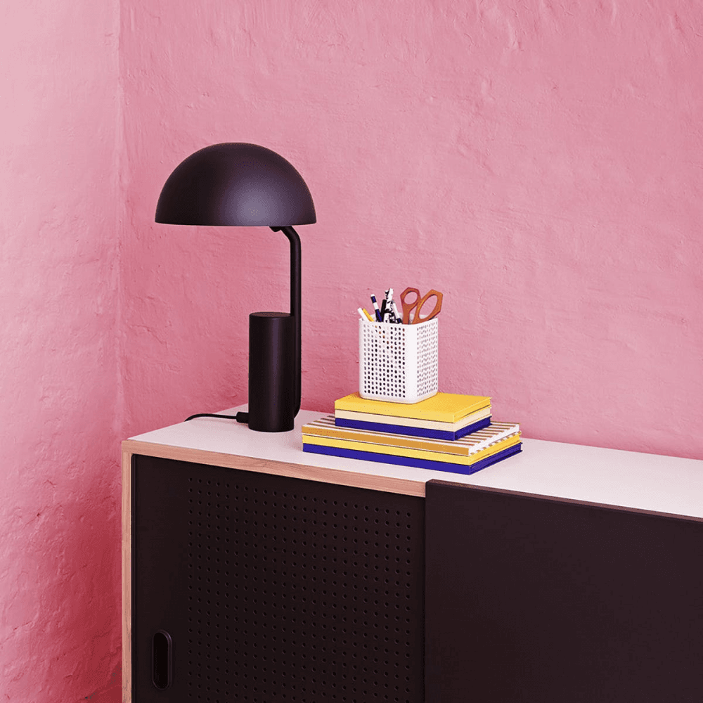 Cap Table Lamp D28 x H50cm Midnight Blue, Midnight Blue
