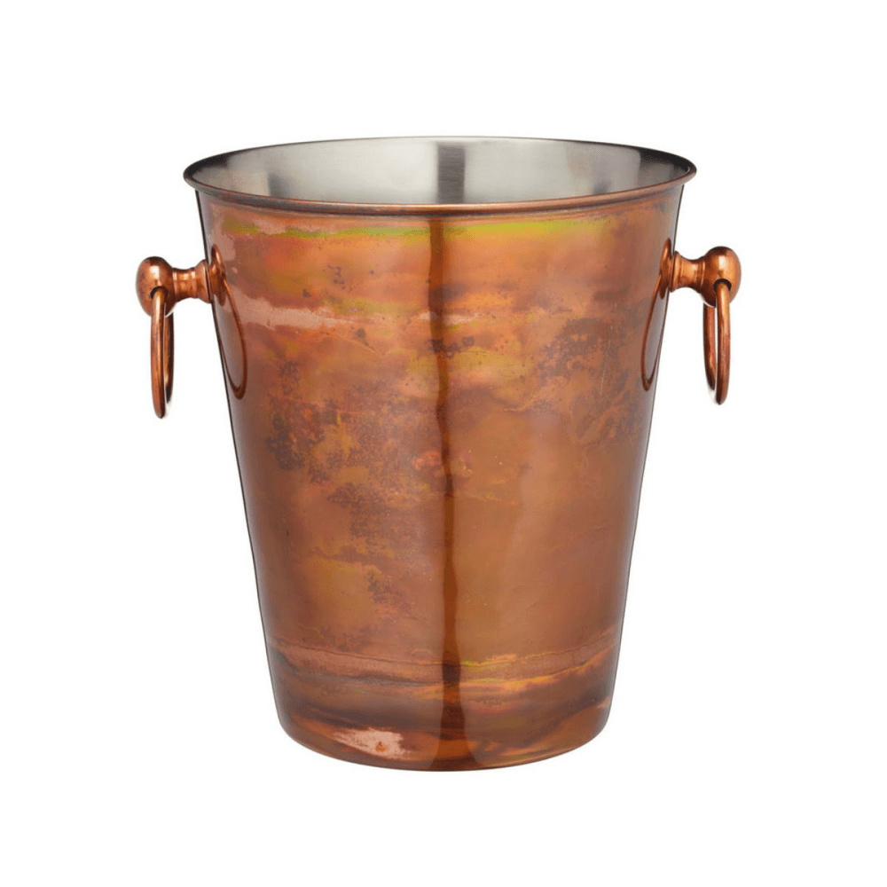 Champagne bucket, H24 x W20.5 x D23cm, Iridescent Copper