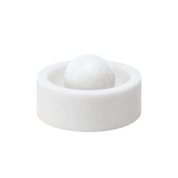 Image showing the Stone Spice Grinder, L12 x W12 x H8cm, White product.