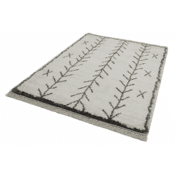 Image showing the Rocco berber style rug, 120 x 170cm, Grey & Cream product.