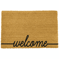Image showing the Welcome Scribble Coir Doormat product.