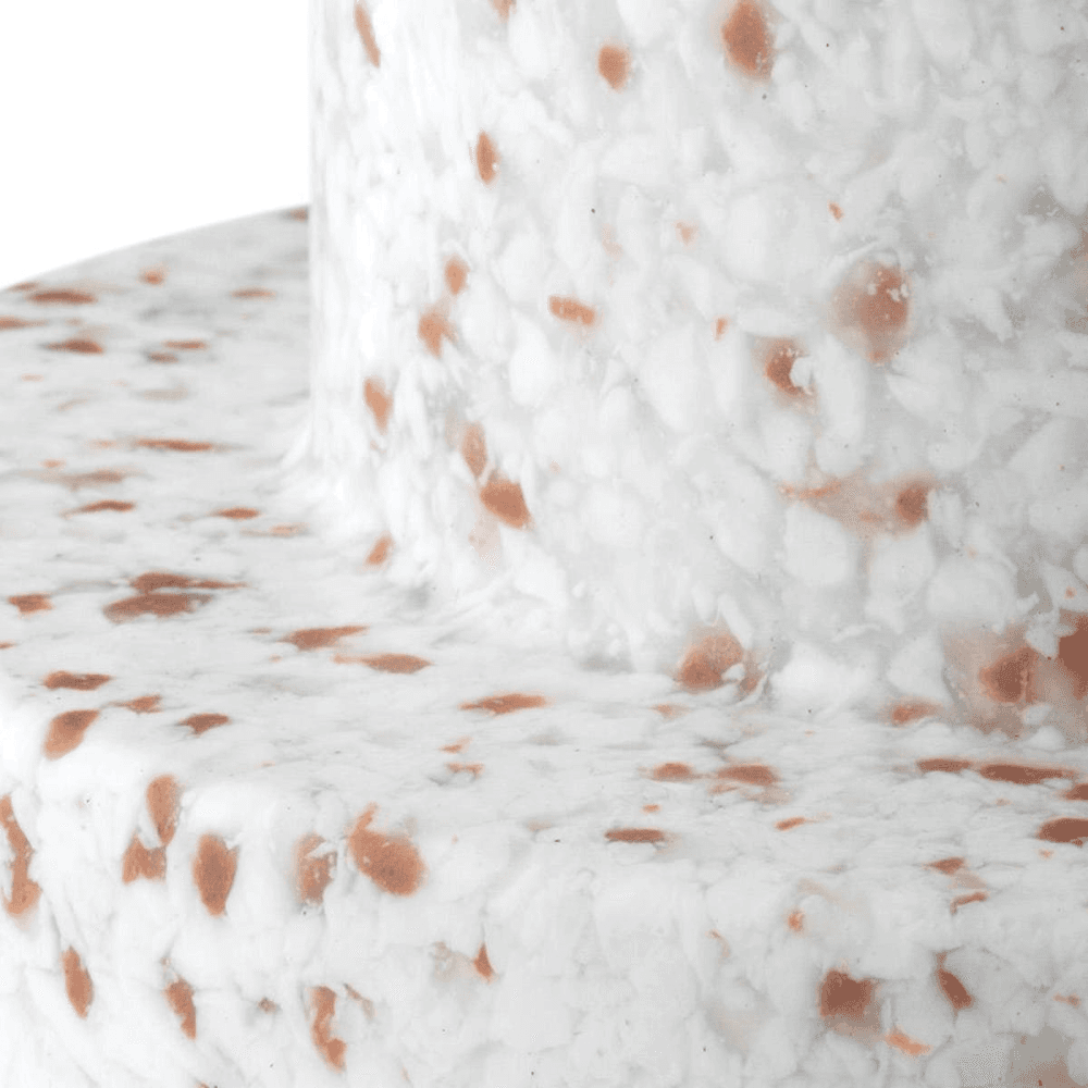 Bit Stool, H42 x D36cm, White