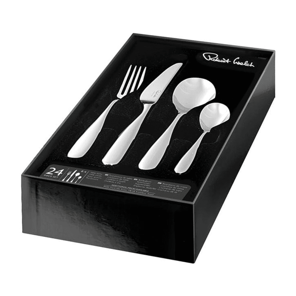 Stanton Bright 24 piece cutlery set, Stainless Steel