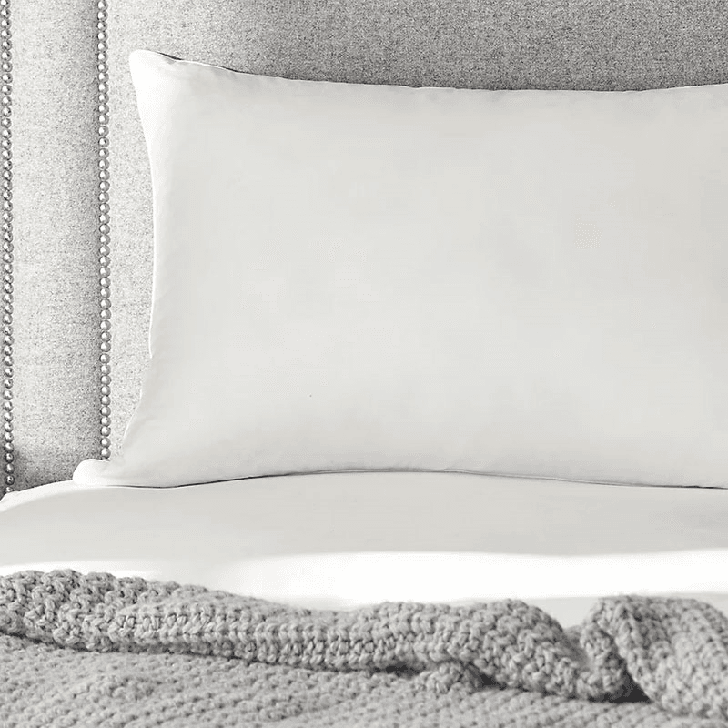 Muscovy Duck Down Super King Medium Support Pillow, White