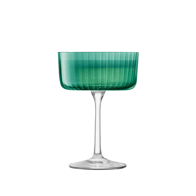 Gems Set of 4 Champagne/Cocktail Glasses, 230ml, Jade