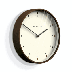 Image showing the Mr Clarke Wall clock, Dia40cm, Dark Plywood Finish product.
