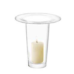 Image showing the Victoria Vase/Lantern, H26cm, Clear product.