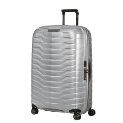 Image showing the Proxis Suitcase, H75 x L51 x W31cm, Silver product.