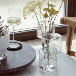 Image showing the Tier Vase, H26cm, Clear product.