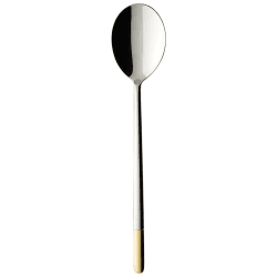 Image showing the Ella Dessert spoon, Stainless Steel With Partial Gold Plate product.