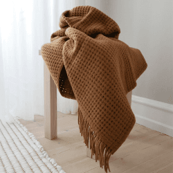 Image showing the Basket Throw, H130 x W200cm, Camel product.