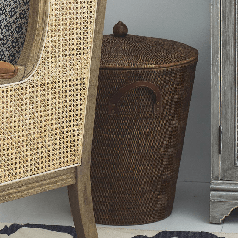 Levant Laundry basket, H55 x D45cm, Rattan