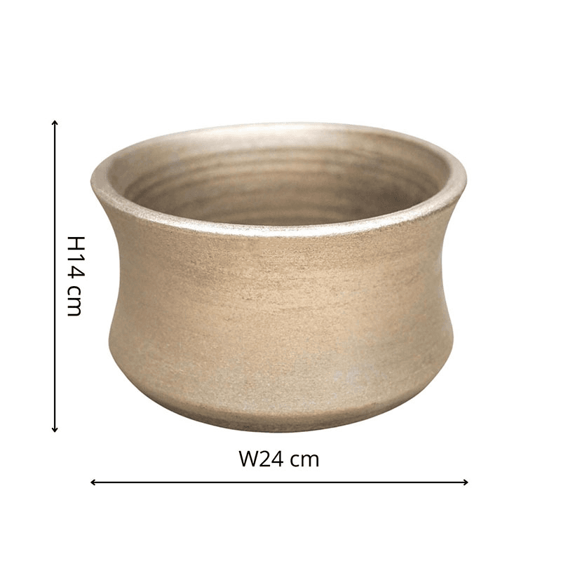 Luxe Bowl, H14 x D24cm, Gold