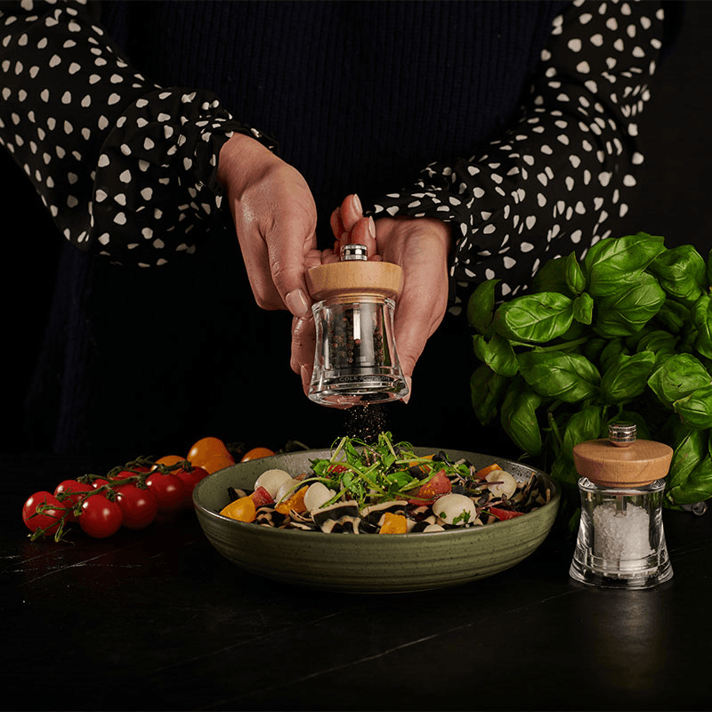Holborn AcryliC Pepper Mill, 95mm, Natural Beech