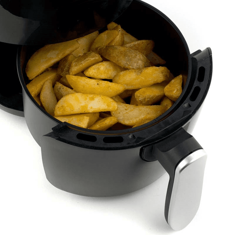 Compact Hot Air Fryer, 2L, Black
