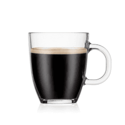 Image showing the Bistro Glass Mug, 350ml, Clear product.
