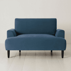 Image showing the Model 05 Velvet Love Seat, Teal product.