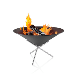 Image showing the FireCone Fire Pit, H32.5 x D65cm, Black product.