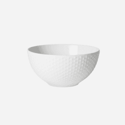 Image showing the Blond - Stripes Soup/cereal bowl, 14.5cm, White Stripe product.