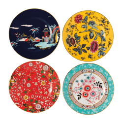 Image showing the Wonderlust Set of 4 plates, 20cm product.