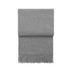 Image showing the Classic Plaid Throw, H200cm x W130cm, Light Grey product.