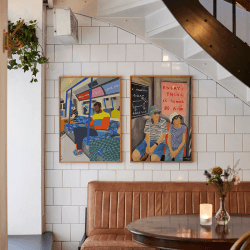 Image showing the Tell Her You Love Her Framed Print, 50 x 70cm, Multi product.