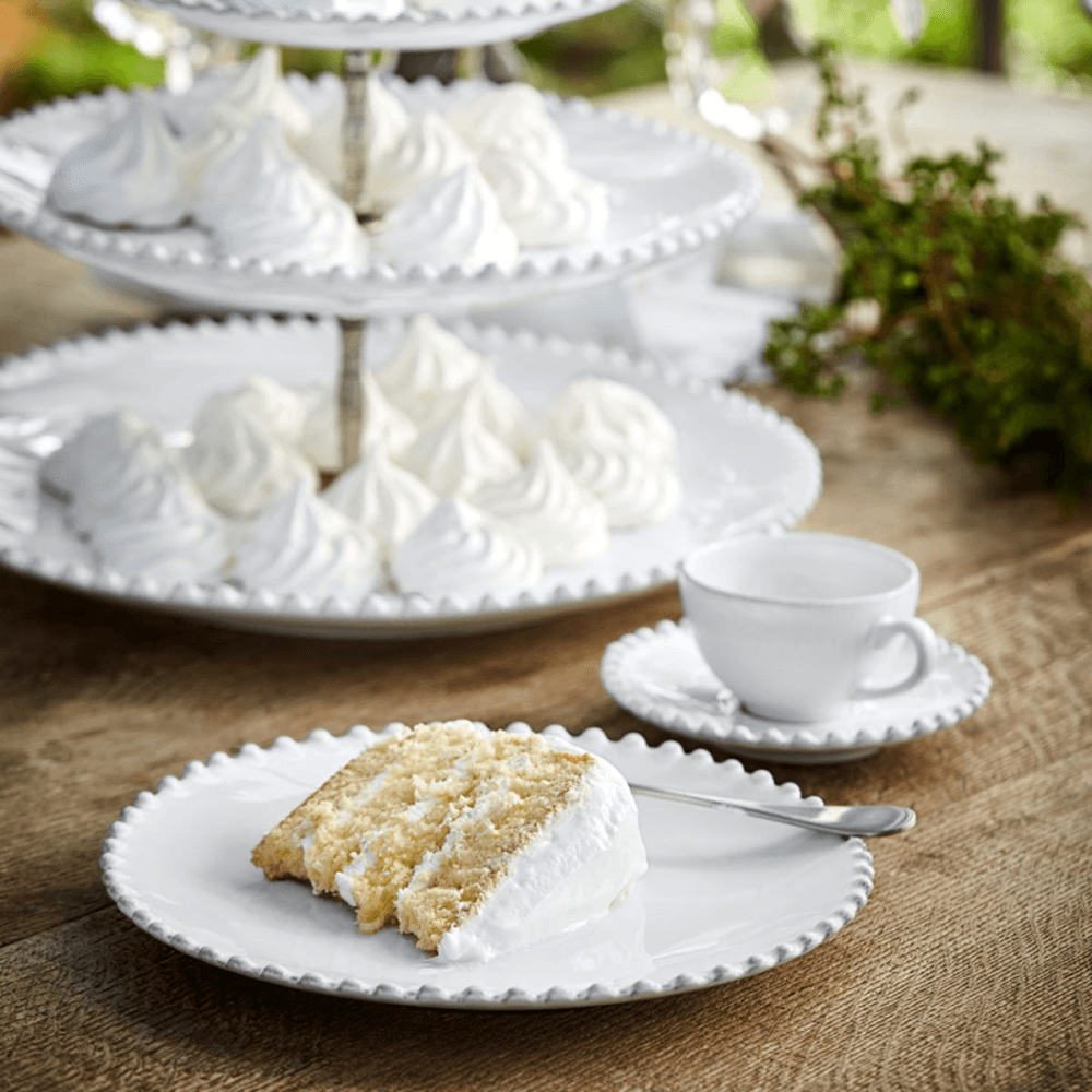 Pearl Centrepiece, 33cm, white