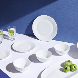 Image showing the Strata Gift bowl, 14cm, White product.